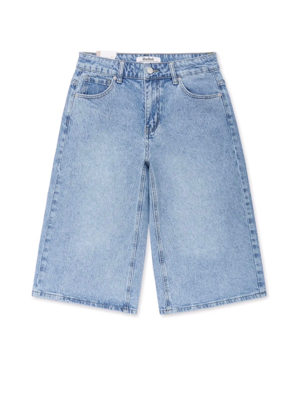 Short Bermuda Denim Oversize Bleu Clair