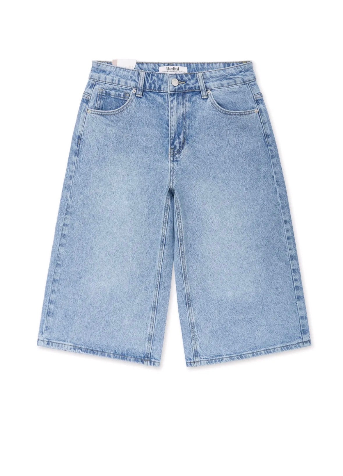 Short Bermuda Denim Oversize Bleu Clair