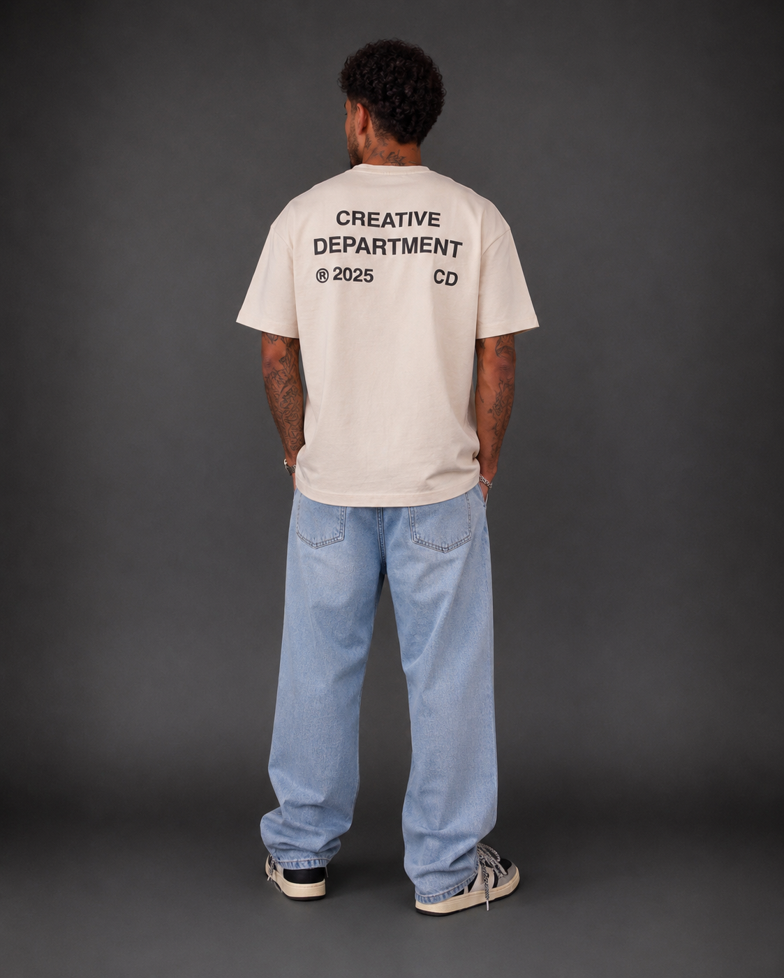 T-shirt Oversize Creative Department Beige