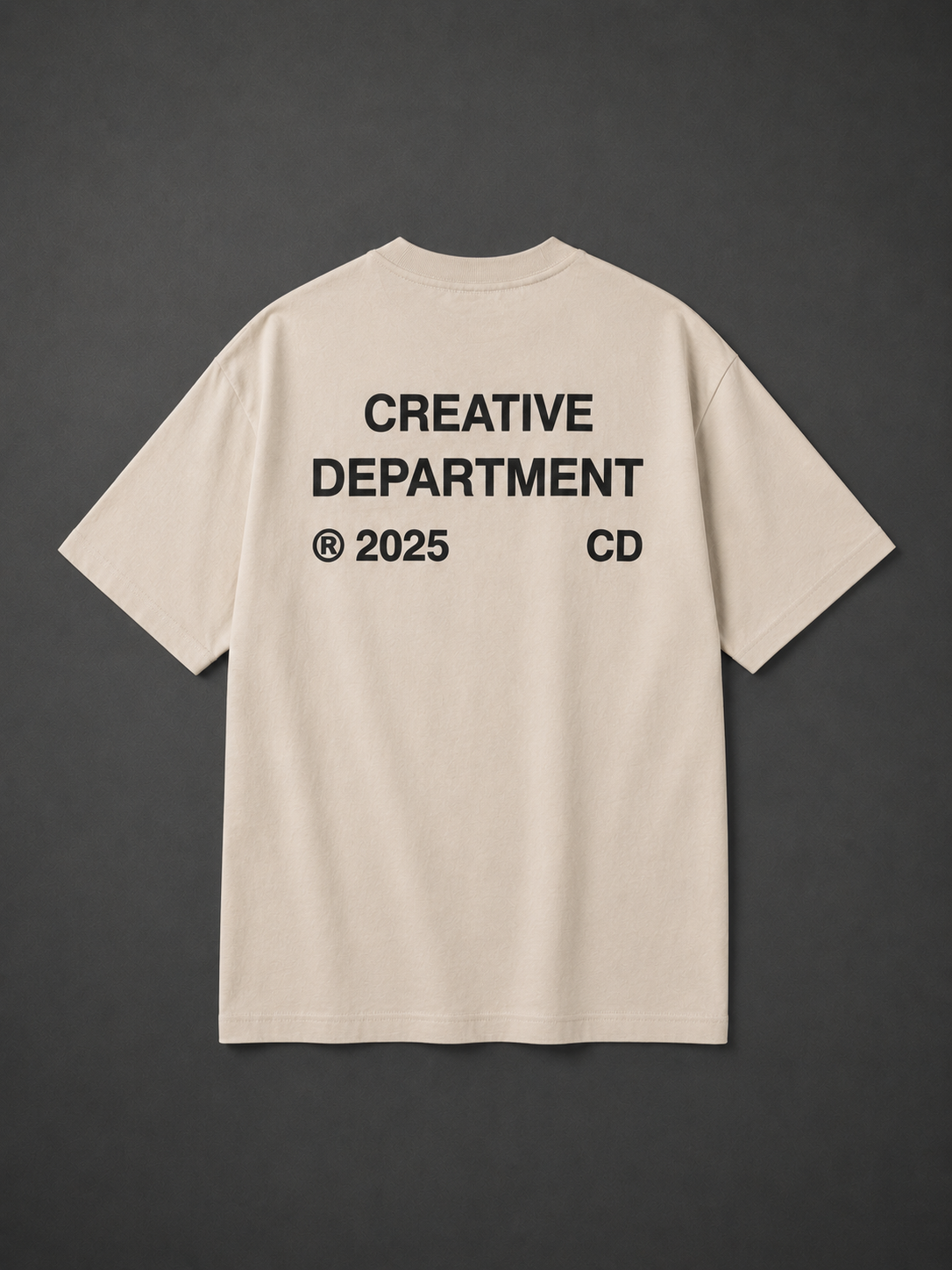 T-shirt Oversize Creative Department Beige