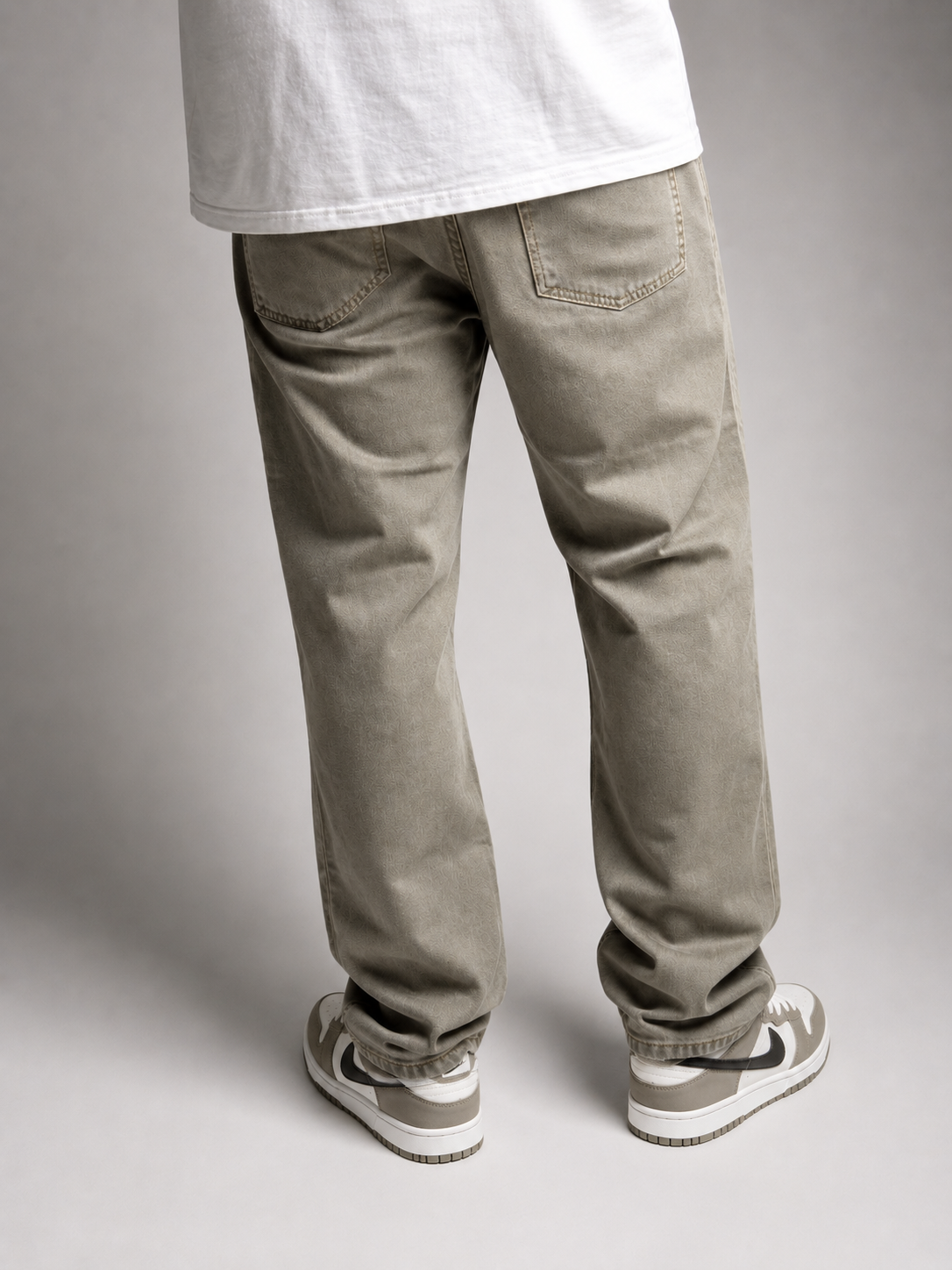 Jean Oversize Destroy Gris Washed