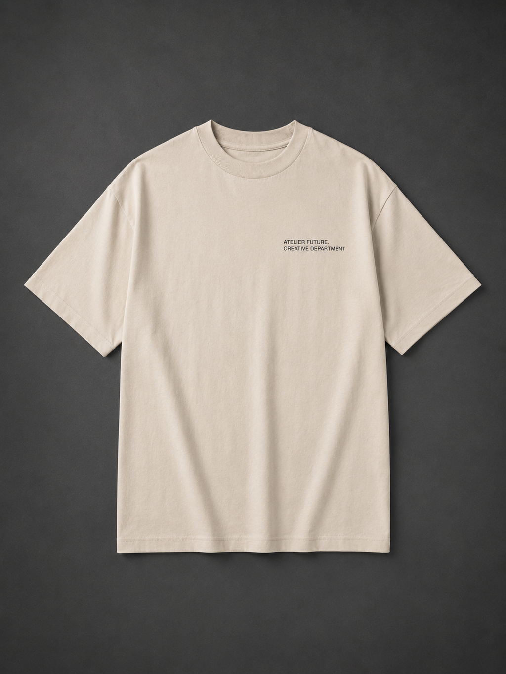 T-shirt Oversize Creative Department Beige