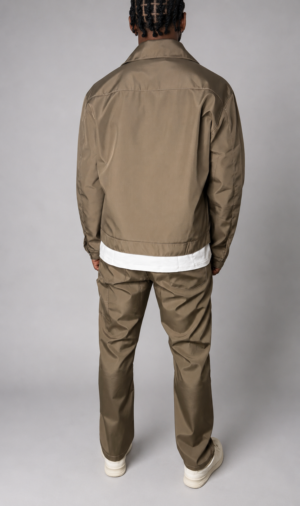 Ensemble Cargo Zippé – Beige Urbain