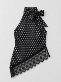 Top Asymétrique à Pois