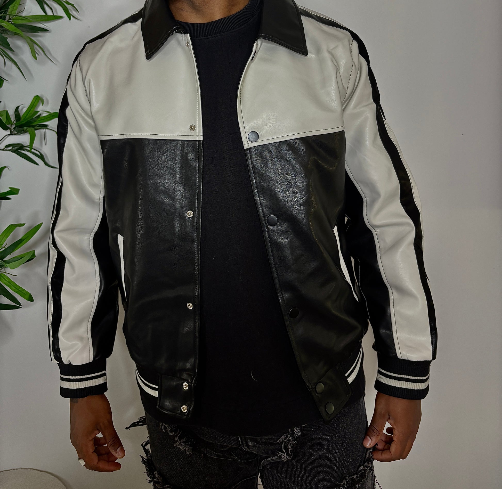Veste Bicolore Street-Chic