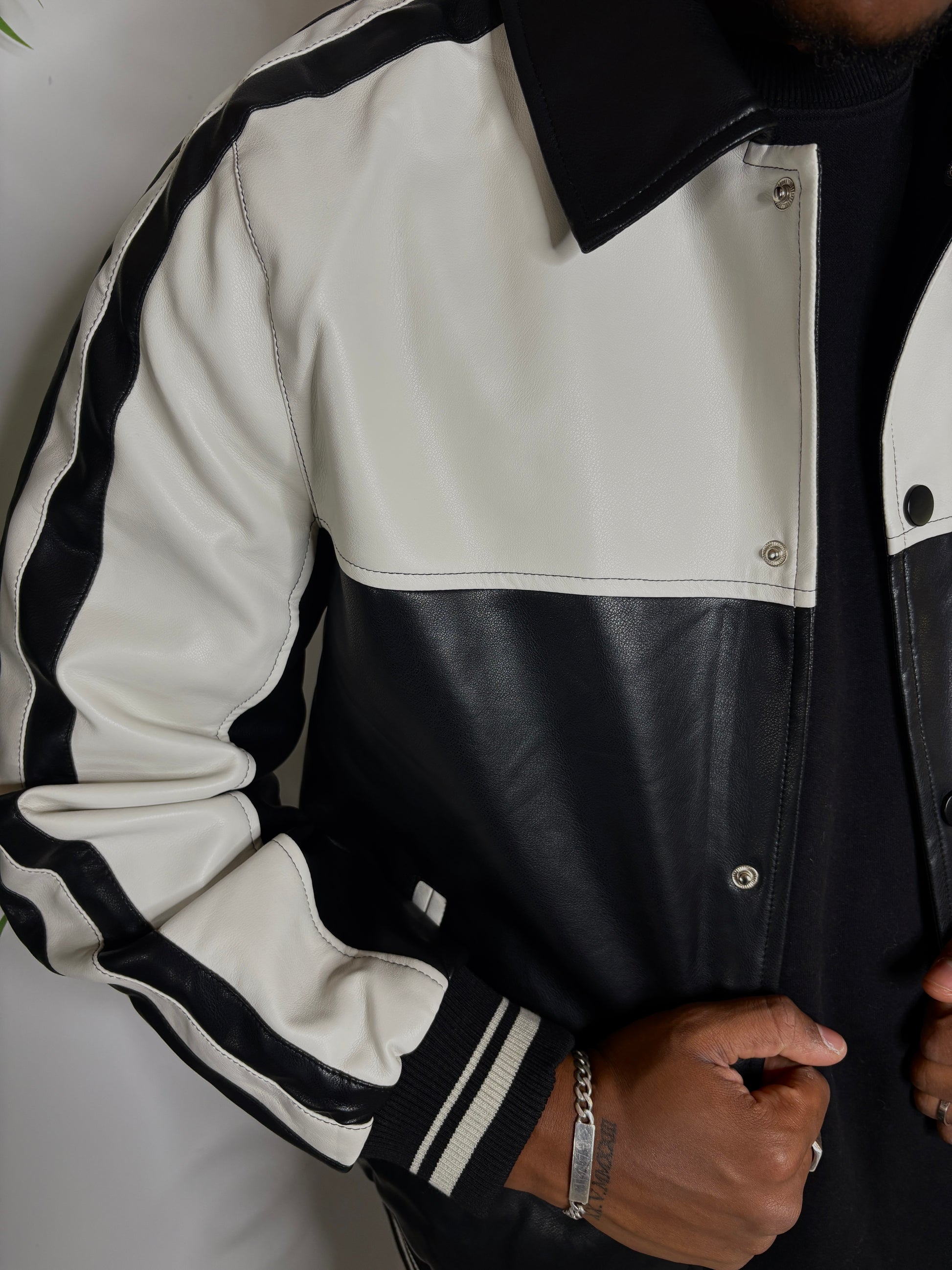 Veste Bicolore Street-Chic
