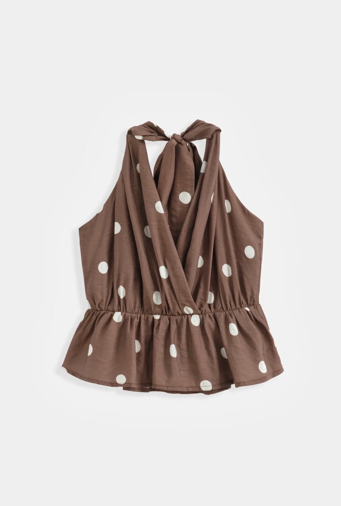 Ensemble Top Jupe longue à Pois