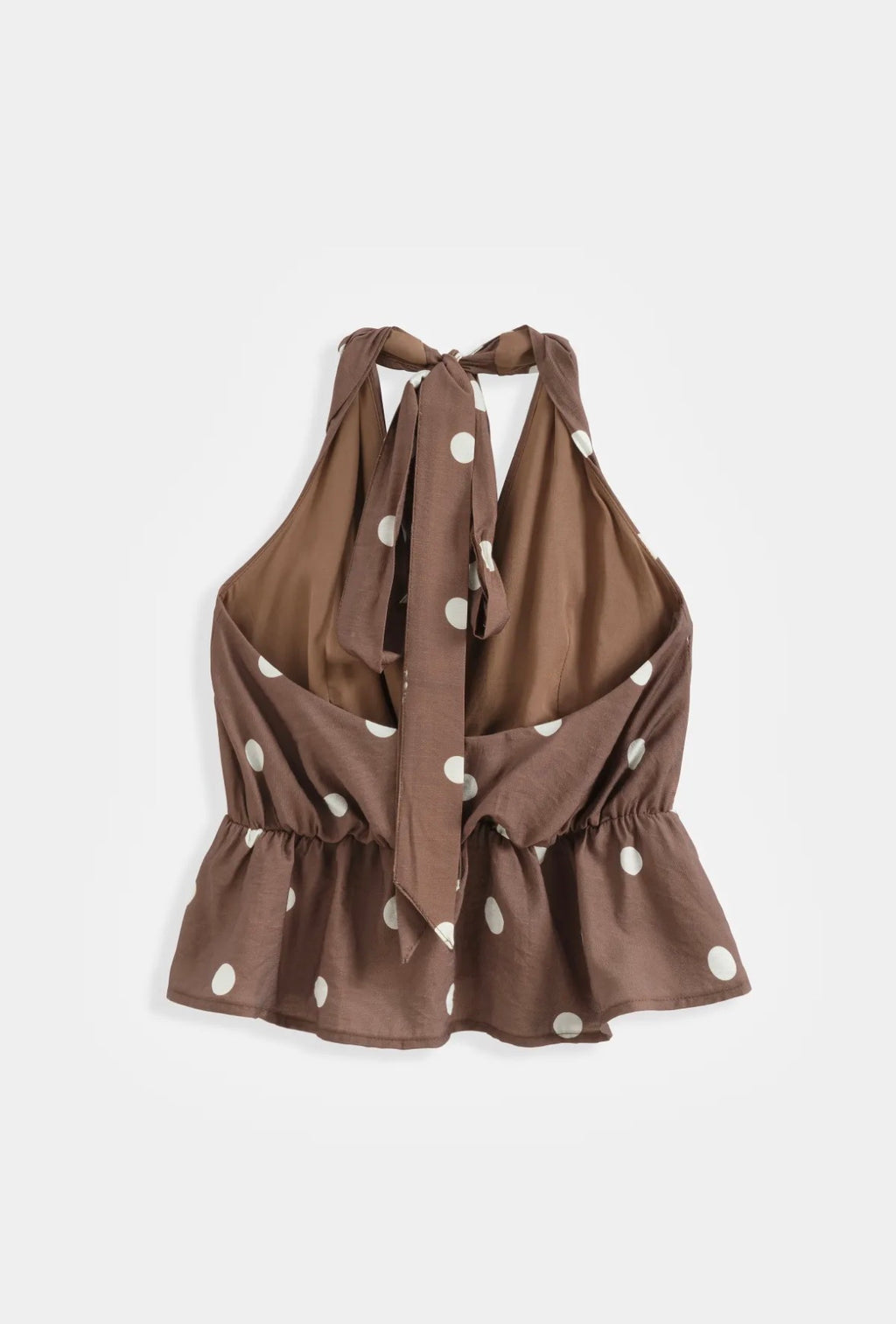 Ensemble Top Jupe longue à Pois